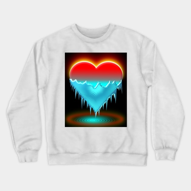 Melt Your Ice Cold Heart Crewneck Sweatshirt by Wakanda Forever